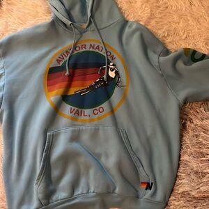 size m aviator nation hoodie